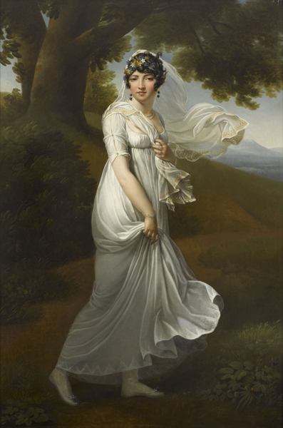 Les Sœurs de Napoléon – Trois destins italiens : Anonyme.Portrait presume de Caroline Murat.Rueil-Malmaison musee national du chateau